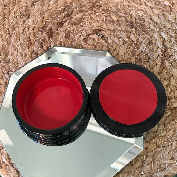 UzbekAlive, lacquer floral trinket box, EUC - Picture 7 of 10